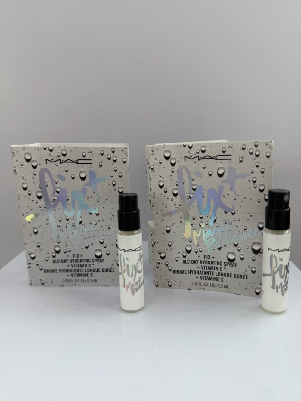 2 pcs x Mac Fix + All Day Hydrating Spray 2.5ml each, New